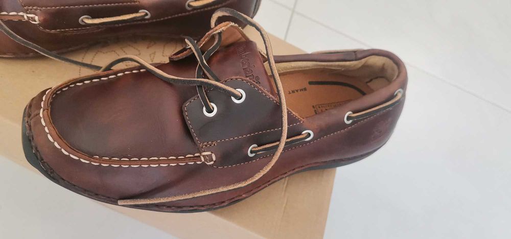 Sapatos Timberland Homem 41 | Pele | Como Novos | Pouco Uso