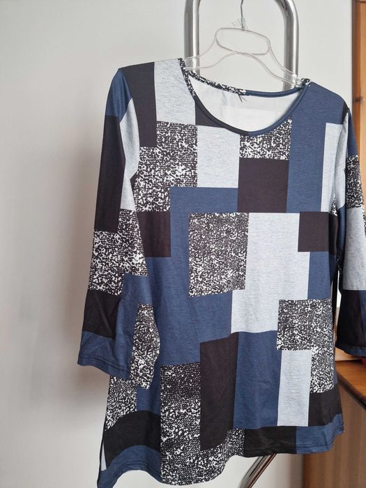 Bluzka dzianina L - XL rękaw 3/4