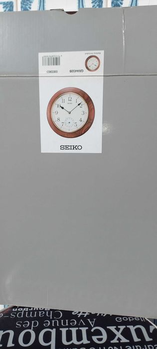 seiko, relógio de parede qualidade e precisão