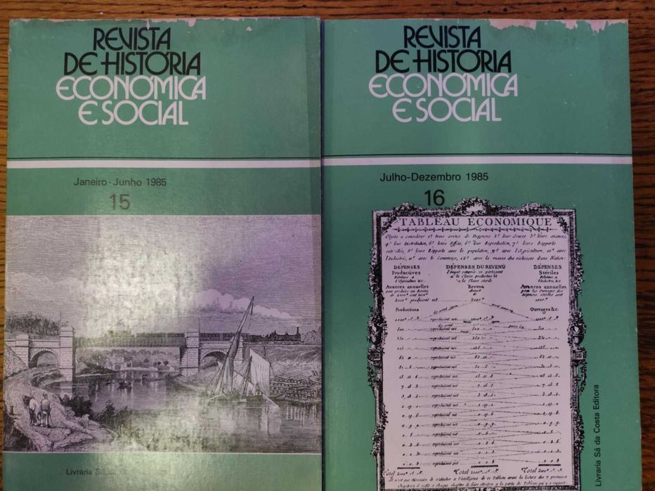 10 Livros da coleçao Revista de História Económica e Social