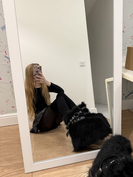 Сапожки меховые на платформе y2k dollskill club exx new rock deminia