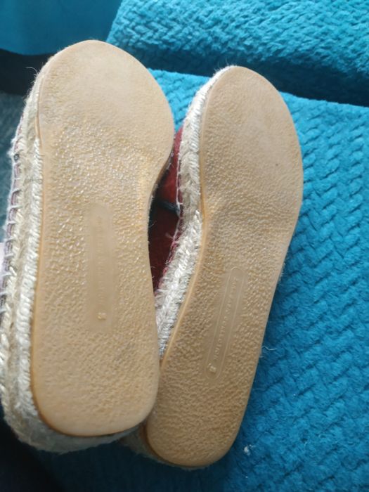 Zara espadryle skórzane 39