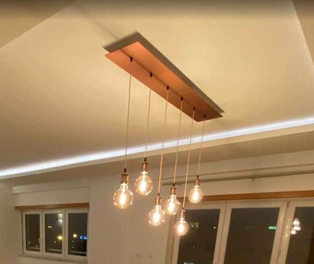 Candeeiro de mesa jantar - suspenso