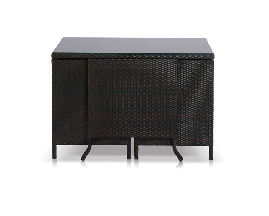 Meble ogrodowe balkonowe rattan polirattan technorattan kpl. SKŁADANY