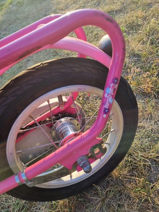 Rowerek Puky dla dziewczynki.