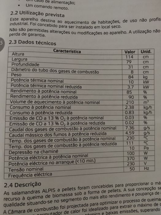 Salamandra a pellets Alpis Gracili 10kW