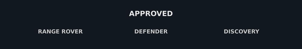 Karlik Land Rover Approved top banner
