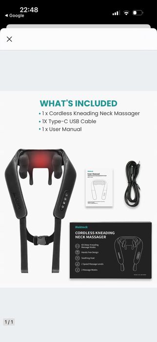 Masażer ogrzewany !