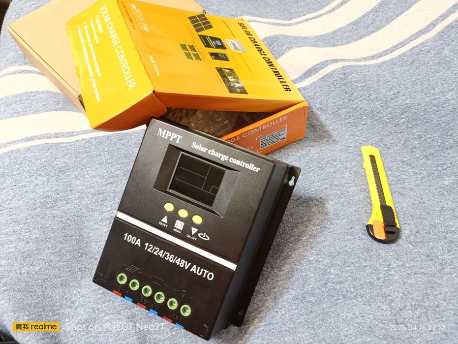 Солнечный Контроллер MPPT + PWM, 100Ампер Ture MPPT.