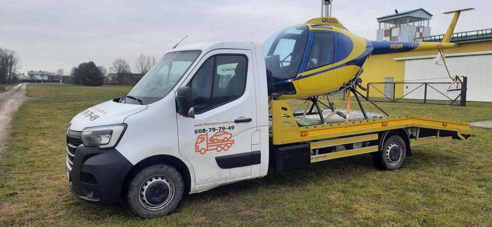 Wynajem lawety Warszawa, holowanie