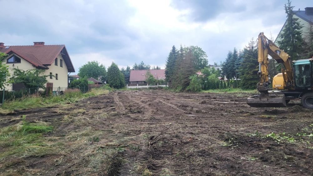 Prace ziemne, usługi koparką, wynajem koparki