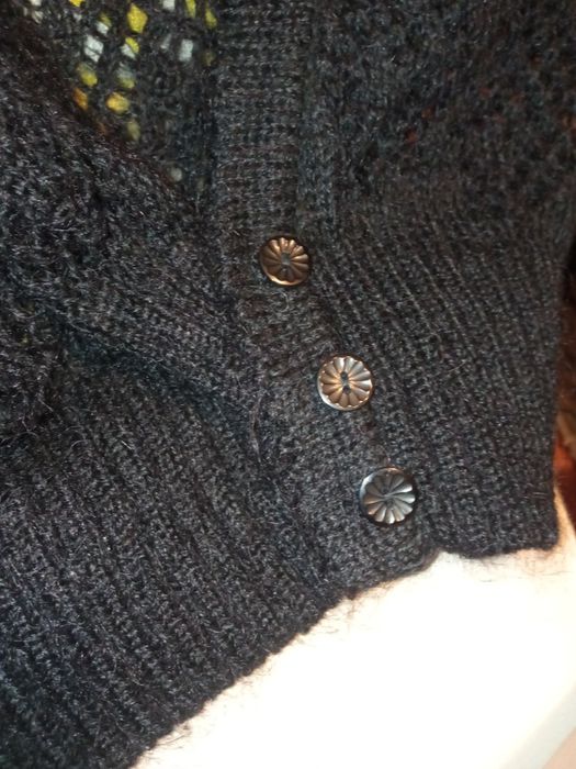 Sweter damski czarny zima kardigan vintage 40 L 42 XL St Michael moher