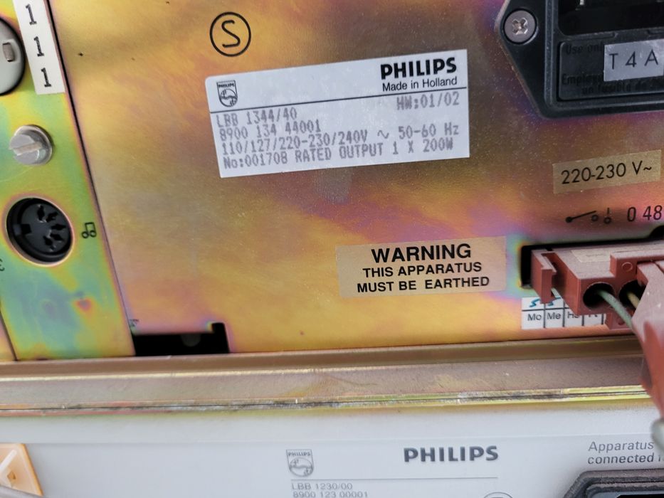Wzmacniacz Philips SQ45 200W mixer SQ20 radiowęzeł Bosch PRS-48CH12