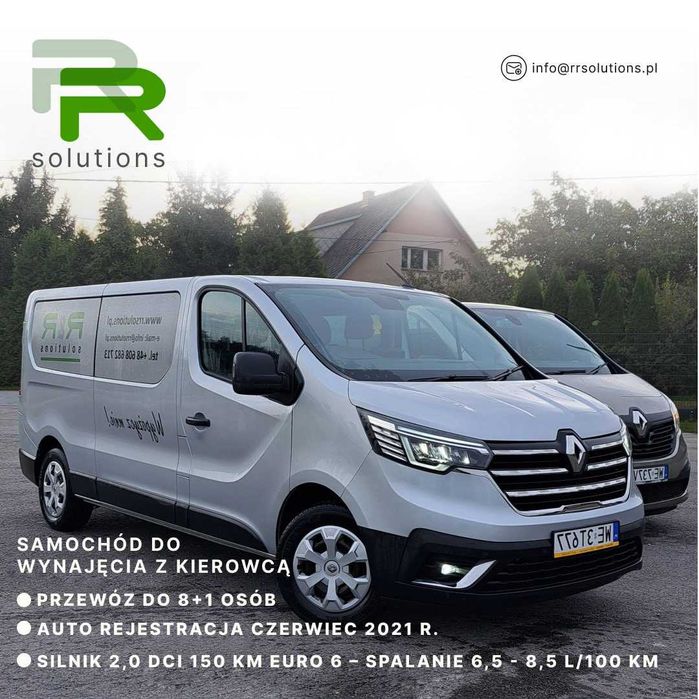 Wynajem BUS 9 osobowy Auta dostawcze