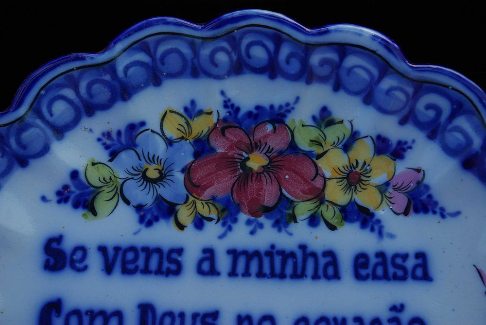 Pratos falantes, antigos,  loiça Vestal - Alcobaça,