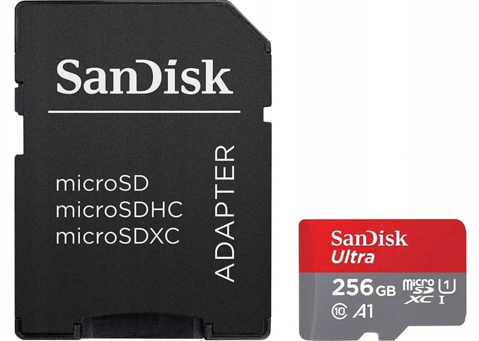 Karta Pamięci microSDXC SanDisk Ultra 256GB + Adapter