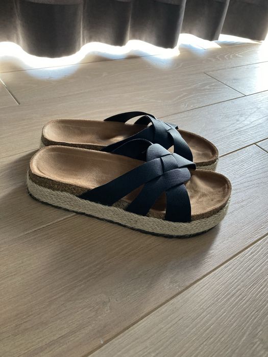 Klapki espadryle roz. 39