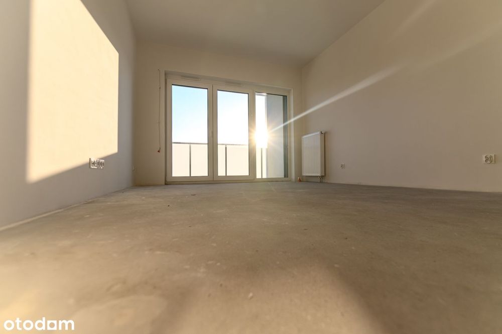 Nowe 2 pokoje / Loggia 10 m2 / Widok / BEZPOŚREDNIO