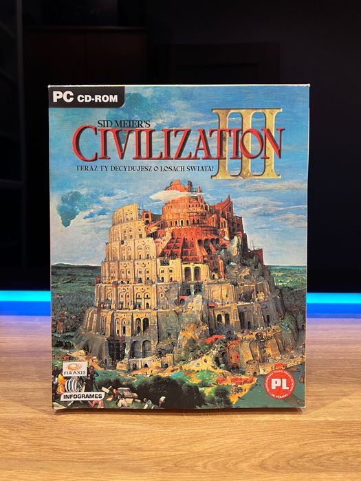 Sid Meier’s Civilization III 3 (PC PL 2002) BIG BOX polskie wydanie