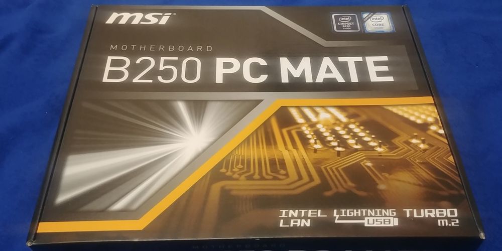 Материнська плата MSI b250 pc mate