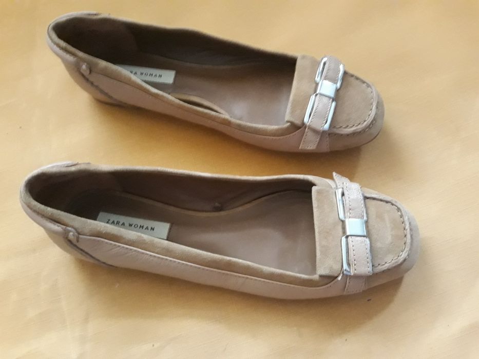ZARA Women 40 piękne czółenka skórzane