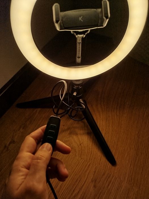 Ring led with tripod kit for video