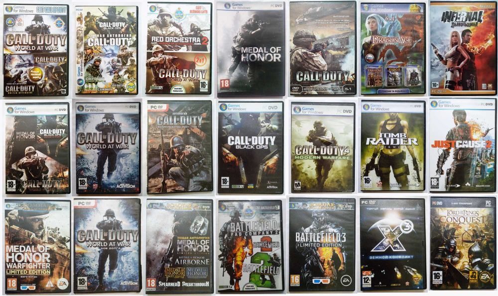 Редкие коллекционные диски для ПК