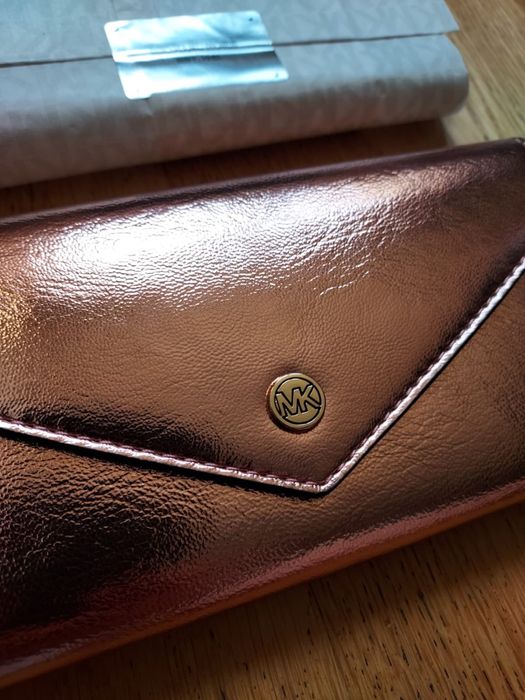 Portfel damski michael kors old gold złoty miedziany nowy oryginał