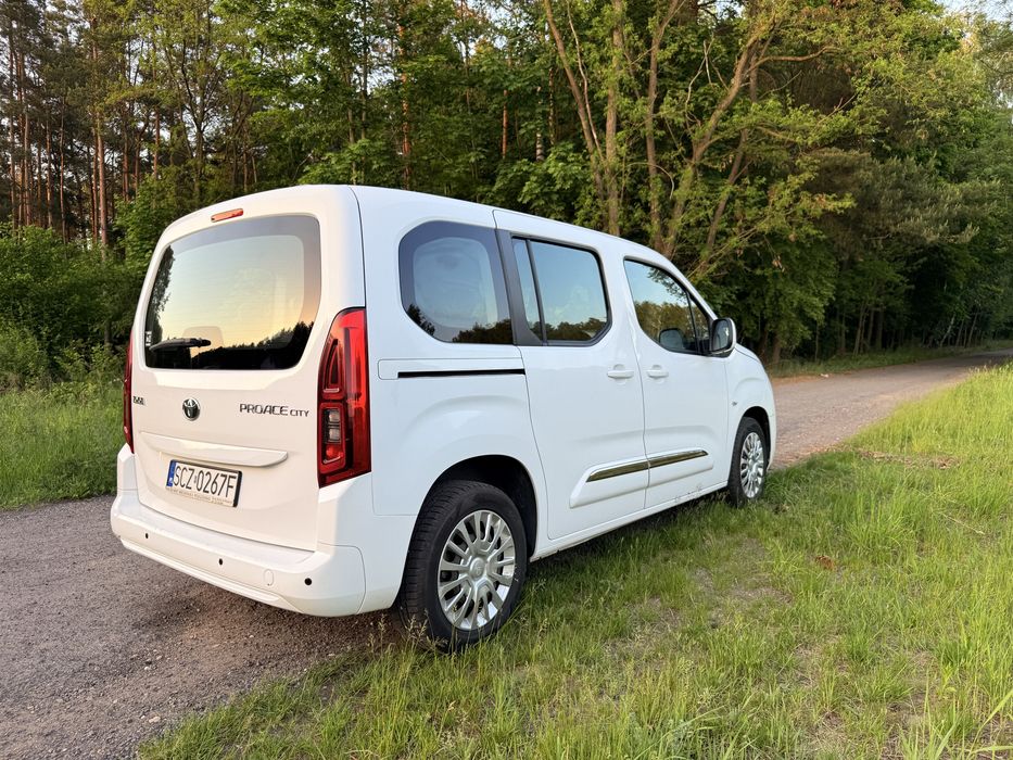Toyota ProAce City Verso 1.5 BlueHDI 102KM Salon Polska Prywatnie Android Auto Bluetooth