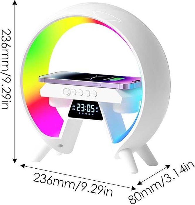 Smart G lampa LED RGB z ładowarką