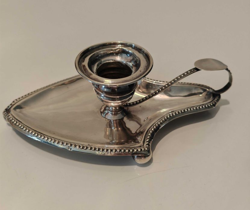 Palmatoria em prata com marca de contraste "Javali"