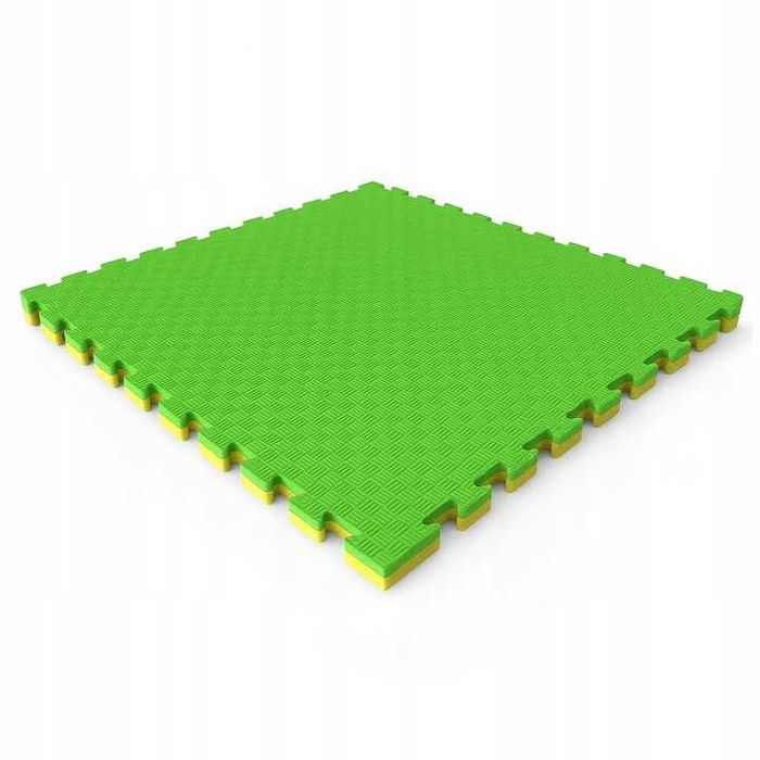 Mata puzzel pod sprzęt do ćwiczeń na siłownie 1x1m Piankowa gruba 4 cm