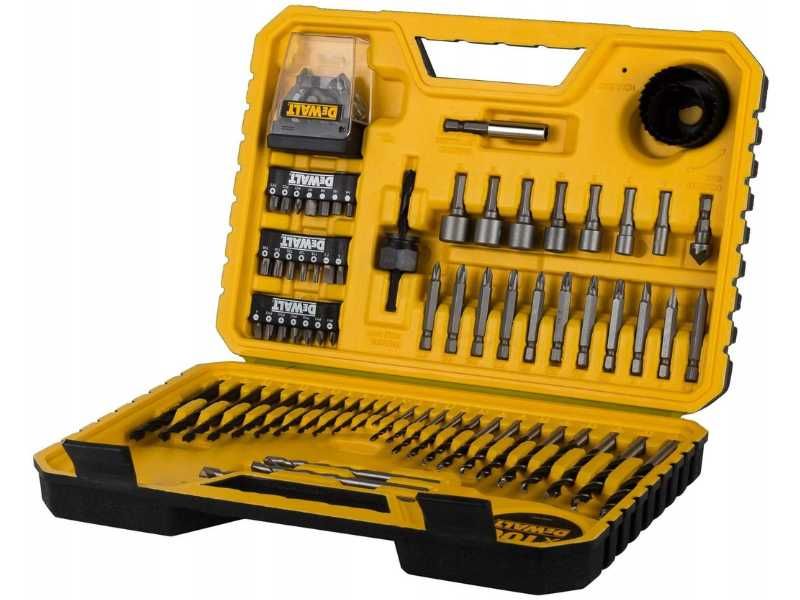*NOWE* DeWALT 100el Zestaw Wierteł Bitów Drewno Metal Beton
