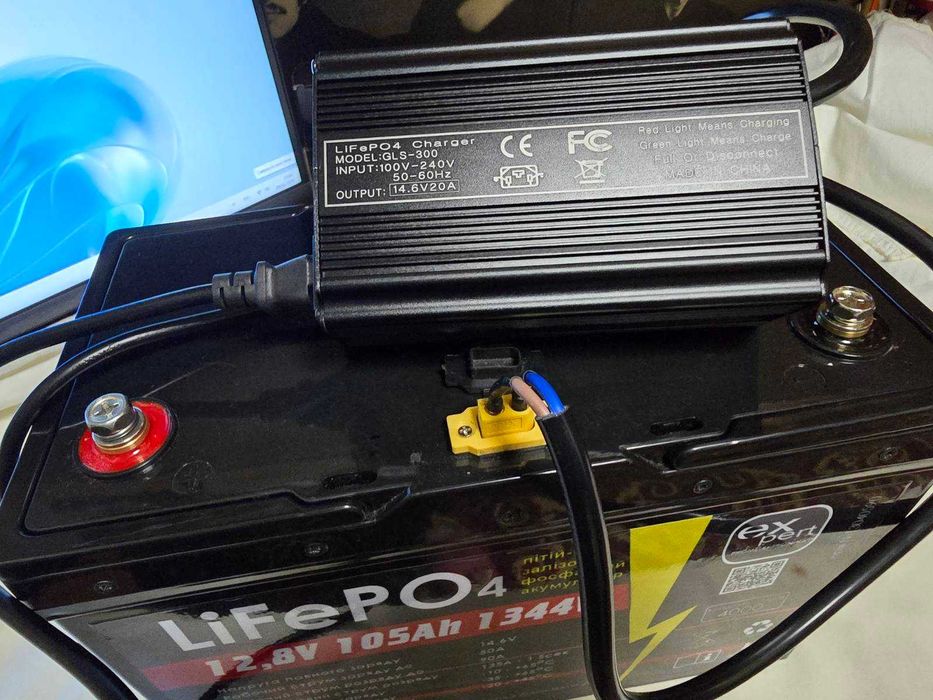 lifePo4 аккумулятор  12.8v 105Ah (1344Вт)