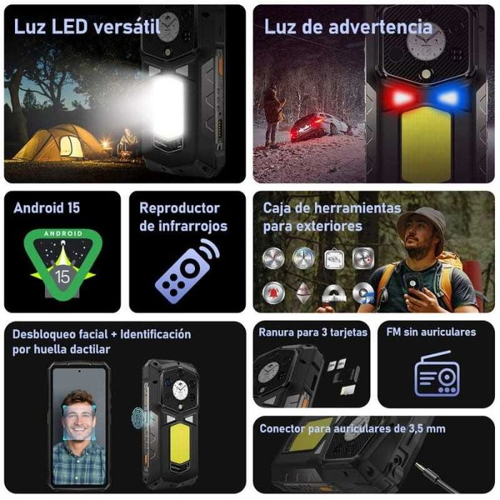 Ulefone Armor 29 Pro 5G 16GB/512GB IP69K 2.6GHz Cam Termica