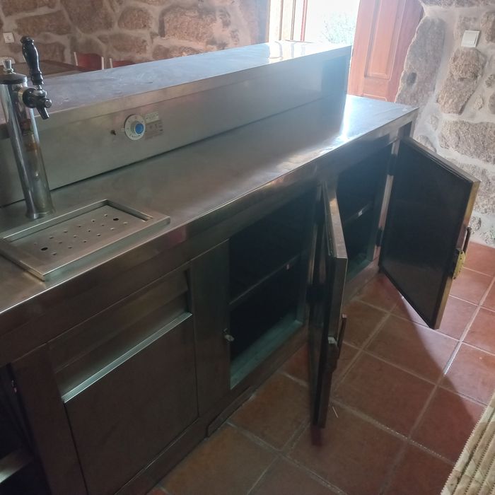 Balcão refrigerado usado