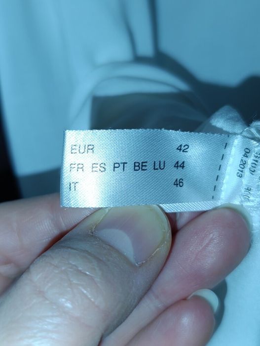 Білосніжна сорочка рубашка 100% віскоза L  XL