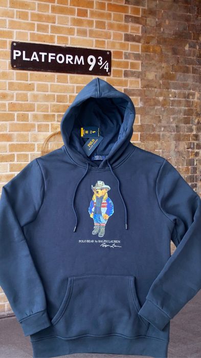 Bluza z kapturem Polo Ralph Lauren z misiem
