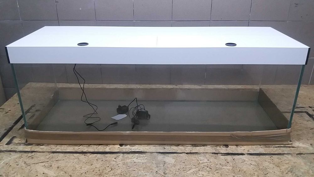 Akwarium proste 120x40x45 - 216 litrów z pokrywą
