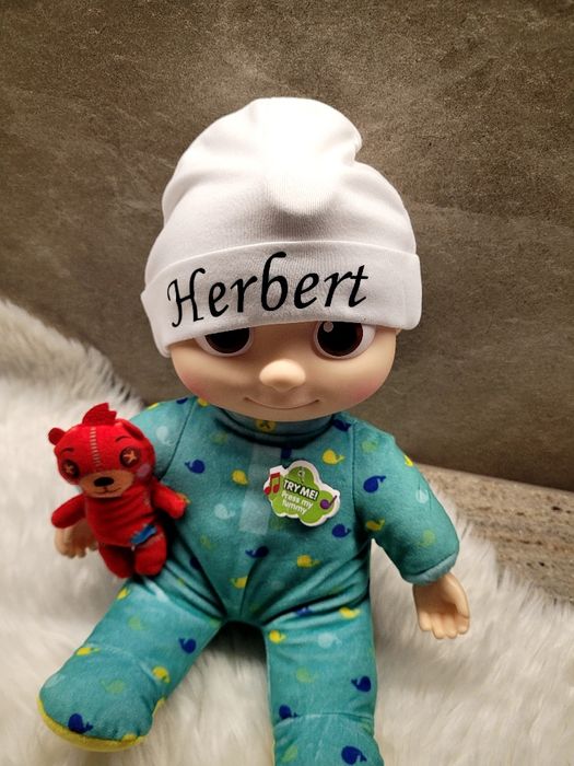 Nowa czapka z imieniem Herbert, rozm.56-62.