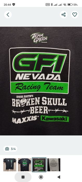 Футболка Kawasaki Team Green(Moto GP)