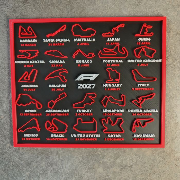 Calendario F1 2027