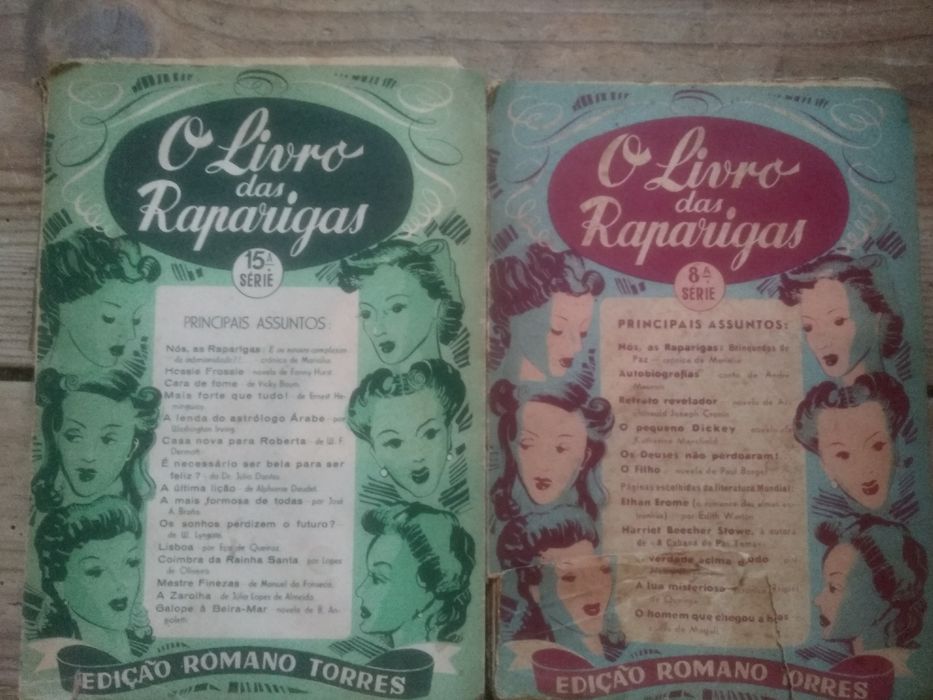 O Livro das Raparigas e Biblioteca das Raparigas (livros antigos)