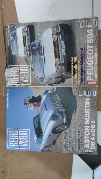 21 Revistas de Automóveis antigos Retro Viseur
