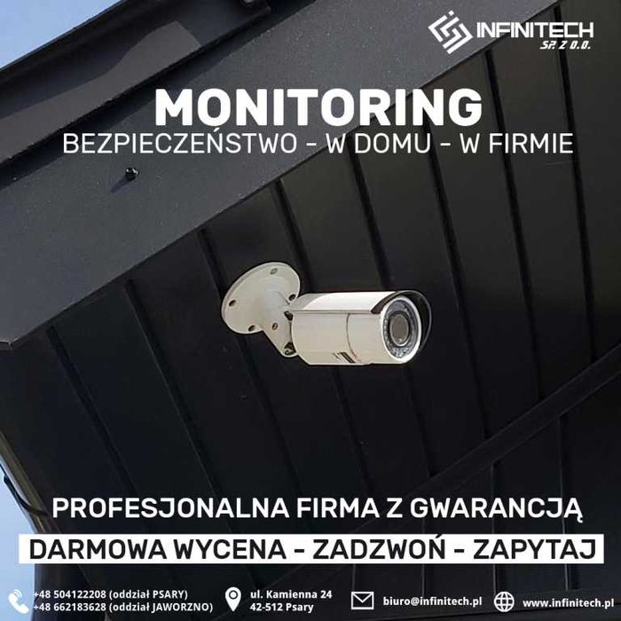 Elektryk, alarm, monitoring, pomiary, protokoły