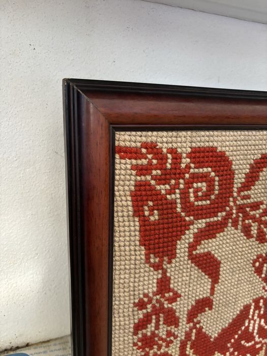 Tapeçaria de arraiolos manual decorativa