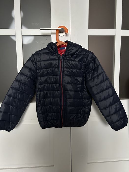 Дитяча темно-синя вітровка, куртка chicco, 128см