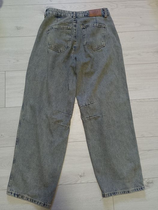 Вінтажні джинси baggy wide leg Y2K, висока посадка