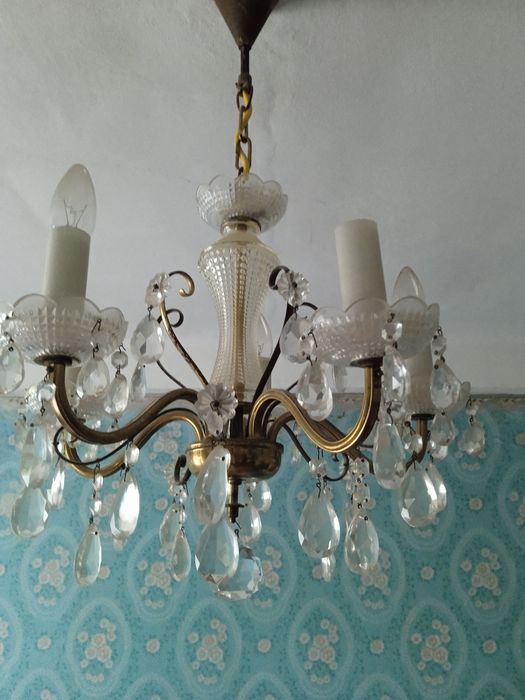 Люстра,хрустальная Богемия,люстры,Люстра,кришталева Чехословакія