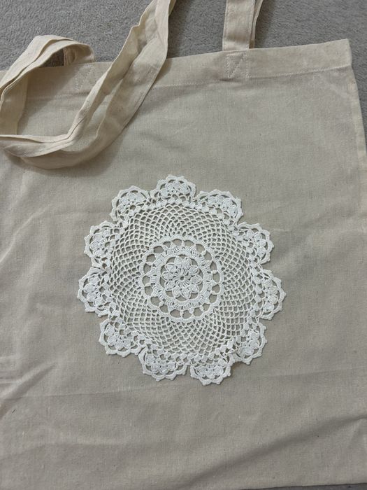 Uniwersalna torba shopper z aplikacją folk